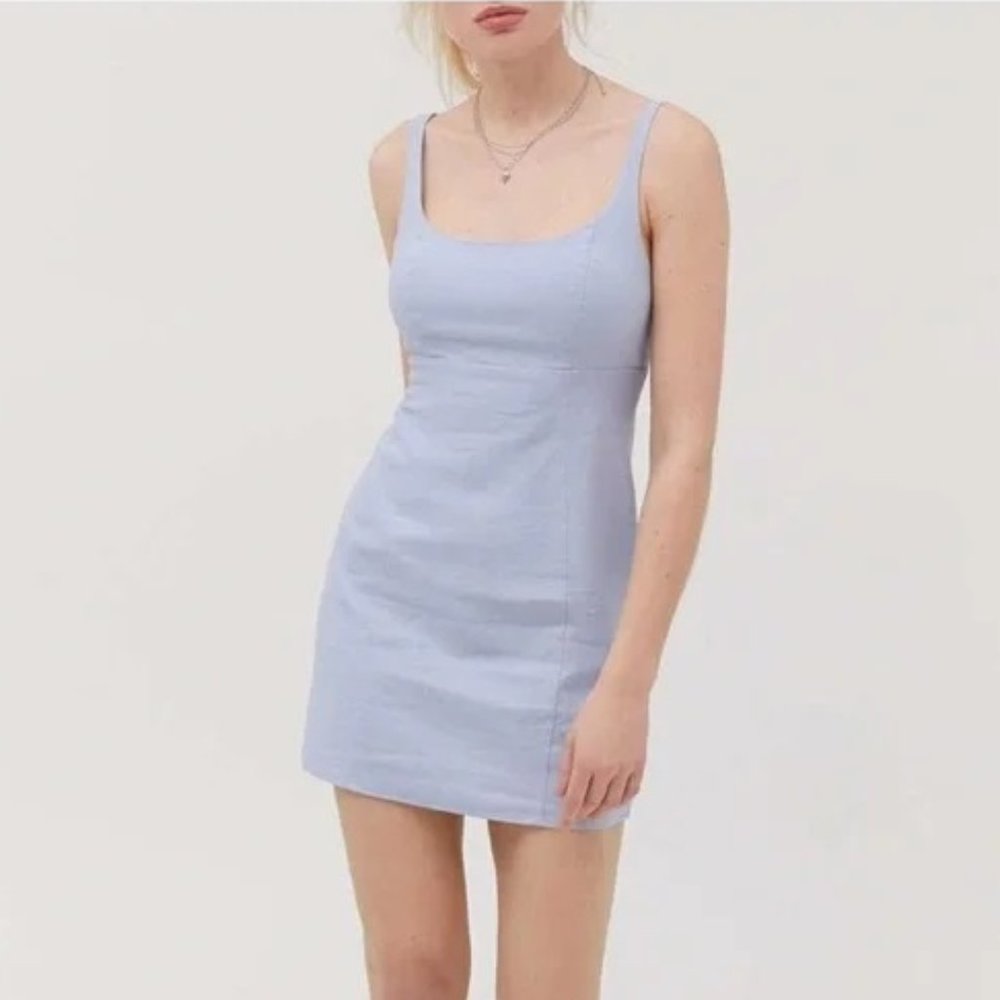2 for $17 UO | Urban Outfiters sexy baby blue doll mini dress